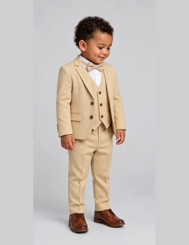 Costume Bébé Garçon Beige de Mariage