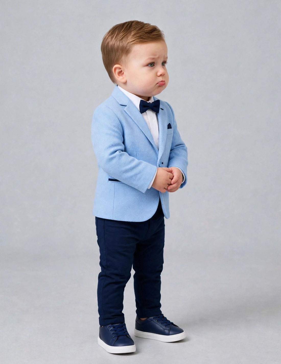 Costume Bébé De Cérémonie Bleu ciel - Gustave 2