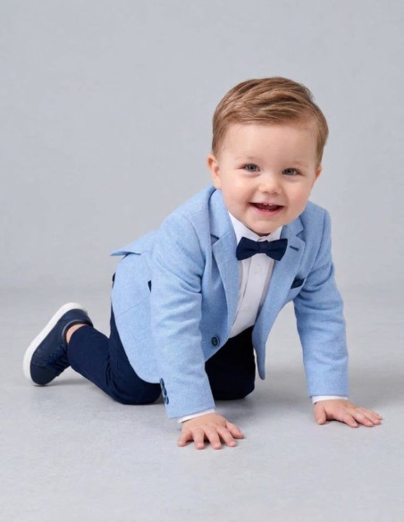 Costume Bébé de Cérémonie bleu ciel | Gustave