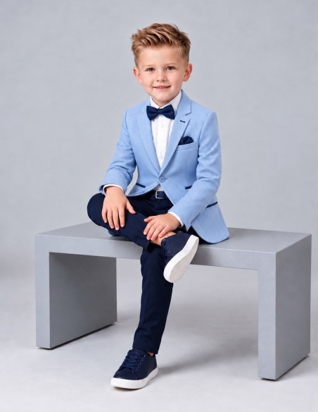 Costume Garçon De Mariage Bleu ciel - Gustave