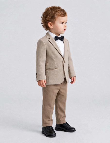 Costume Bébé De cérémonie beige Gustave