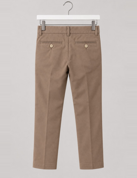 Costume Bébé De Mariage beige pantalon dos Gustave