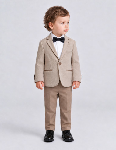 Costume de cérémonie pour bébé beige Gustave