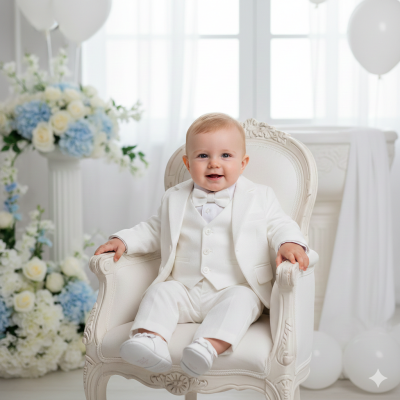 Comment habiller bébé garçon pour son premier baptême ?